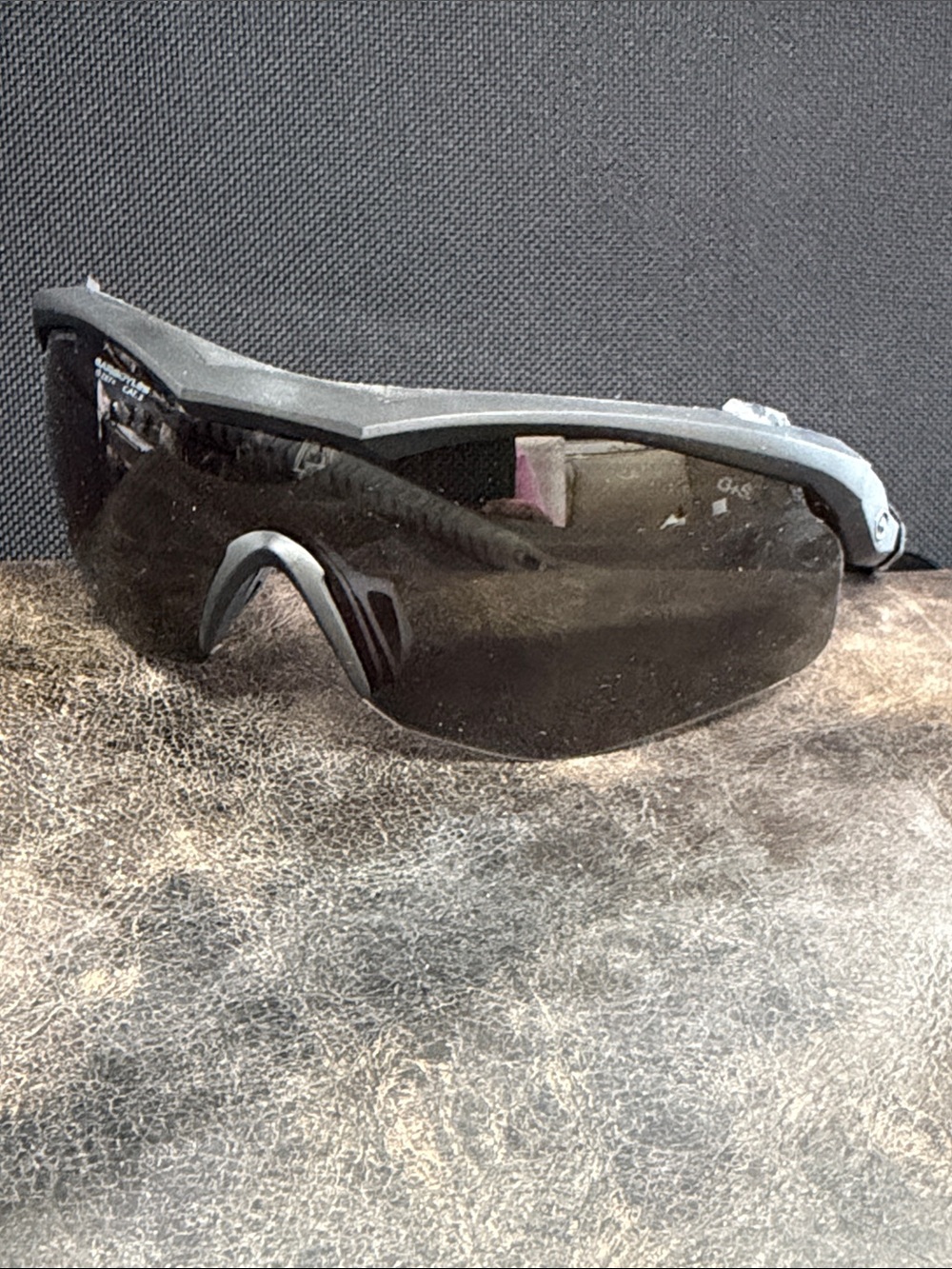 Gargoyle GZ87+ Safety/Wraparound Sunglasses in Gray with Black Lens